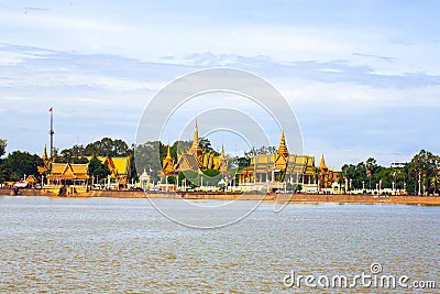 Phnom Penh Boat Tours & River Cruises Editorial Stock Photo