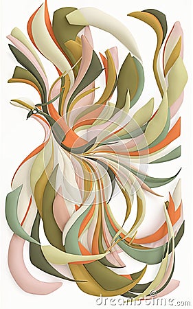 Phoenix abstract art background Stock Photo