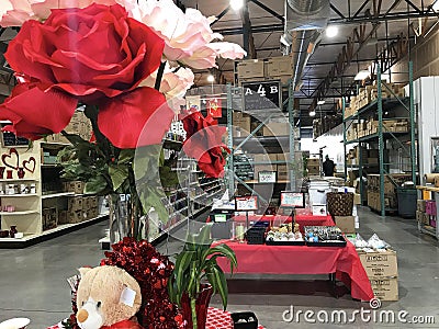 Valentines display 1287 c Editorial Stock Photo