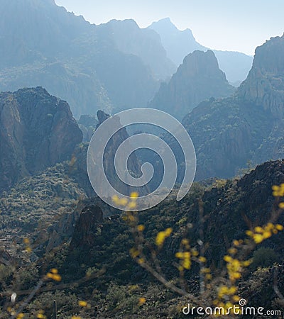 Phoenix, Arizona. Apache Trail scenery Stock Photo