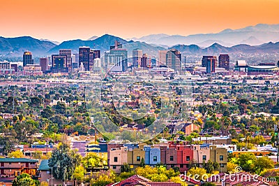 Phoenix, Arizona, USA Cityscape Stock Photo