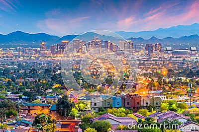 Phoenix, Arizona, USA Cityscape Stock Photo