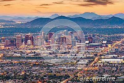 Phoenix, Arizona, USA Cityscape Stock Photo