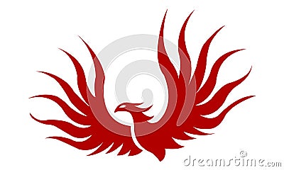 Phoenix bird Stock Photo