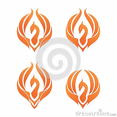 Phoenix logo Vector Illustration