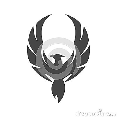 Phoenix logo, Phoenix icon, simple vector icon Stock Photo