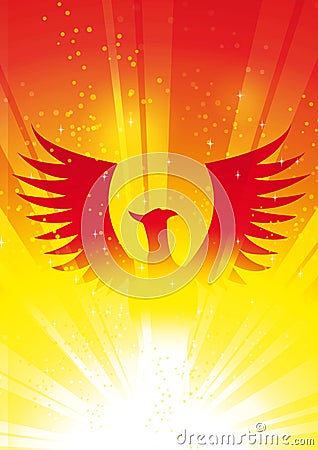 PHOENIX RISING Vector Illustration