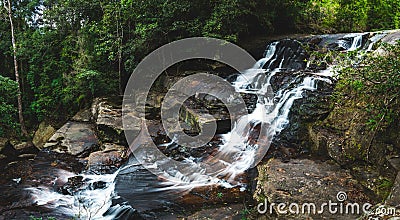 Phon phob Waterfall at Phukradueng, Loei province, National park in Thailand. Stock Photo