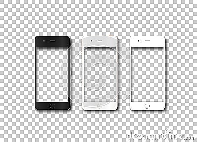 Phone body without screen Vector Illustration