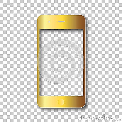 Phone body without screen Vector Illustration