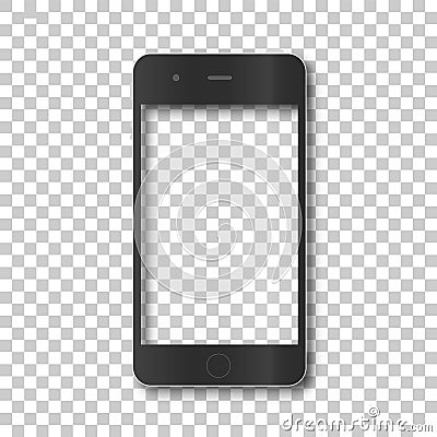 Phone body without screen Vector Illustration