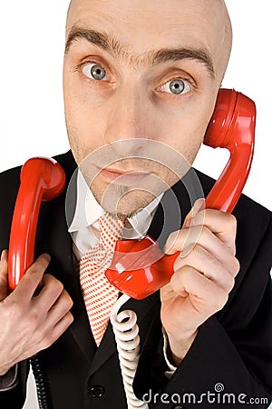 Phone calls Stock Photo