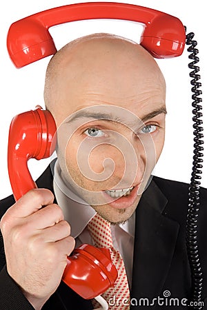 Phone calls Stock Photo