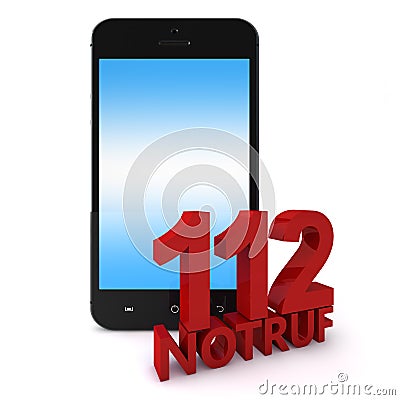 112 Phone Stock Photo