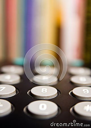 Phone digits Stock Photo