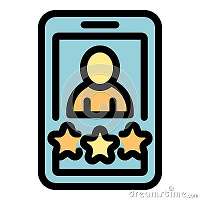 Phone election icon vector flat Vector Illustration