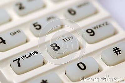 Phone Keypad Stock Photo