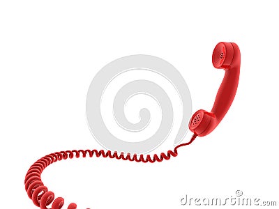 Phone receiver Stock Photo