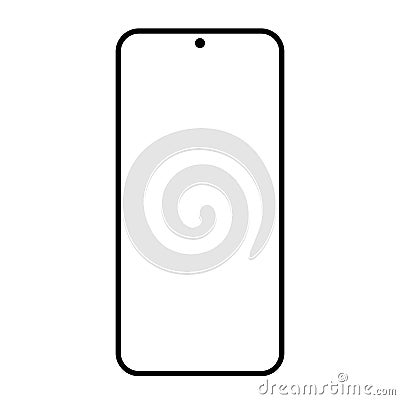 Phone screen mockup, poco smart phone screen x3 13 pro stock illustration Vector Illustration