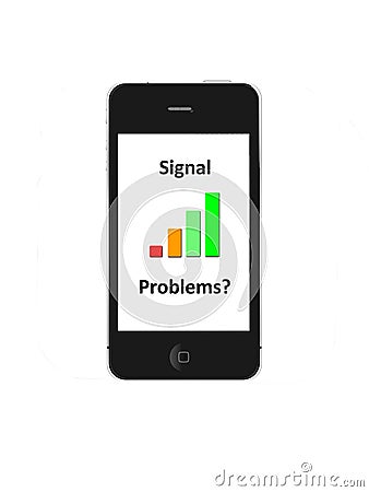 Phone Signal Stock Photo