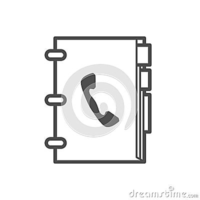 Phonebook icon Vector Illustration