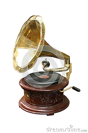 Phonograph Stock Photo