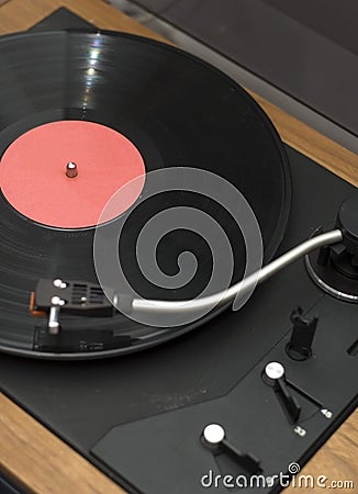 Phonograph Turntable-6 Stock Photo