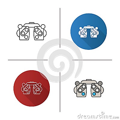 Phoropter icon Vector Illustration