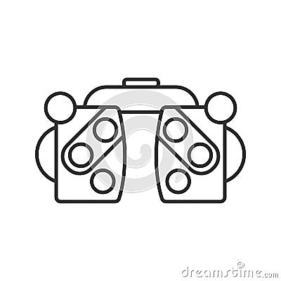 Phoropter linear icon Vector Illustration