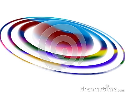 Phosphorescent lines, disco geometries, forms, colorful abstract background, texture planet orbits Stock Photo