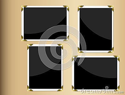 Photo album page Vector Illustration