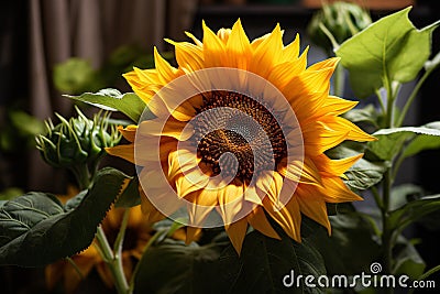 Beautiful sunflower Stock Photo