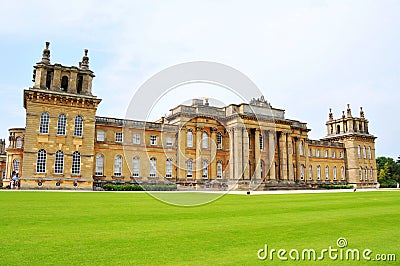 Photo of Blenheim Palace buildings in England, UK Editorial Stock Photo