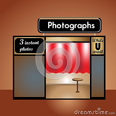 Photo booth Vector Illustration