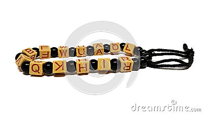 This is a photo of a beautiful bracelet hand Stock Photo