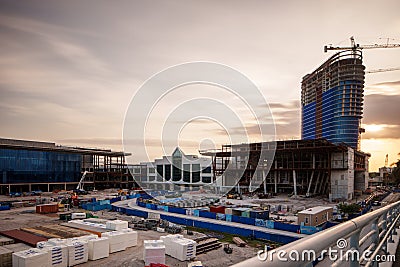 Photo Broward County Convention Center under construction 2024 F Editorial Stock Photo