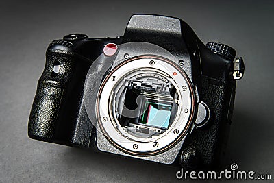 Photo camera body Stock Photo