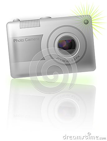 Photo camera, digital Stock Photo