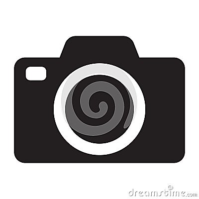 Photo camera vector icon Vector Illustration