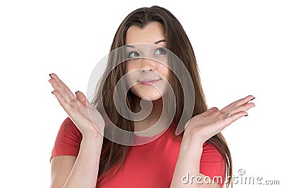 Photo of dreaming teenage girl Stock Photo