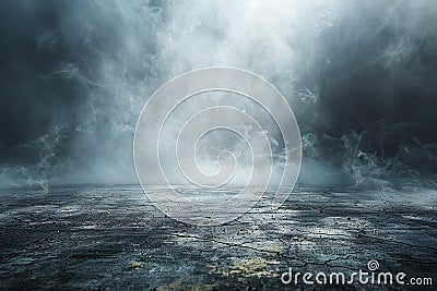 A photo of an empty grey background, with a dark gray vignette effect around the edges. the image should have a high resoluti Cartoon Illustration