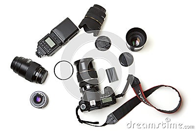 Photo equipment Stock Photo