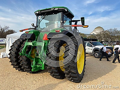 Farm Equipment at the National Mall Editorial Stock Photo