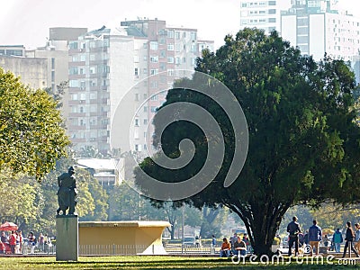 Photo of the Farroupilha Park in Porto Alegre - Brazil Editorial Stock Photo