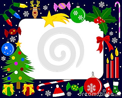 Photo Frame - Christmas [3] Vector Illustration