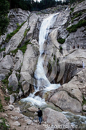 Photo of hydrology inside the green valley nature view with copy space for your text Stock Photo