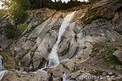 Photo of hydrology inside the green valley nature view with copy space for your text Stock Photo