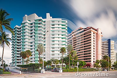 Photo of Imperial House Condominium Miami Beach Collins Avenue Stock Photo