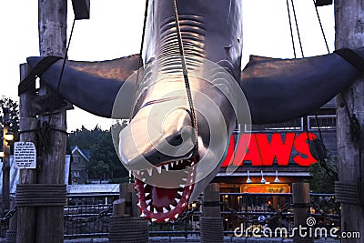 Photo of the JAWS shark Editorial Stock Photo