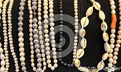 Photo jewelry at a shop window Stock Photo